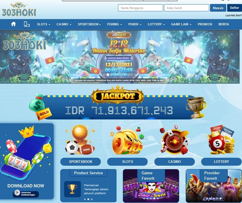 303Hoki - Situs Judi Slot Online, Bola, Poker 88 Dan Togel Serta Live ...