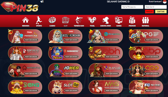 Spin38 - Situs Judi Slot Online, Bola, Poker 88 Dan Togel Serta Live ...